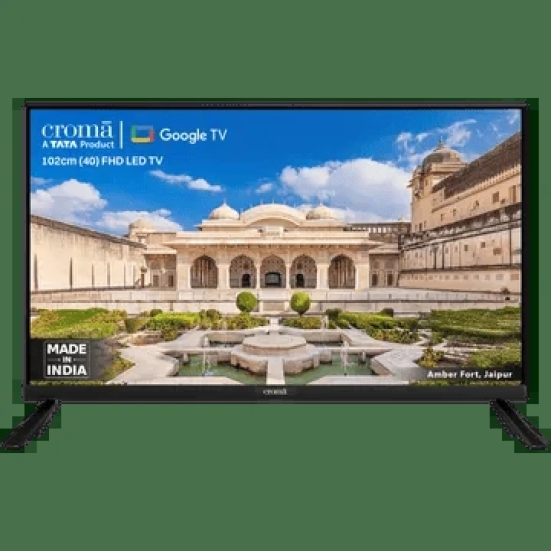 Croma (40 inch) Full HD LED Smart Google TV with Dolby Audio (2024 model)