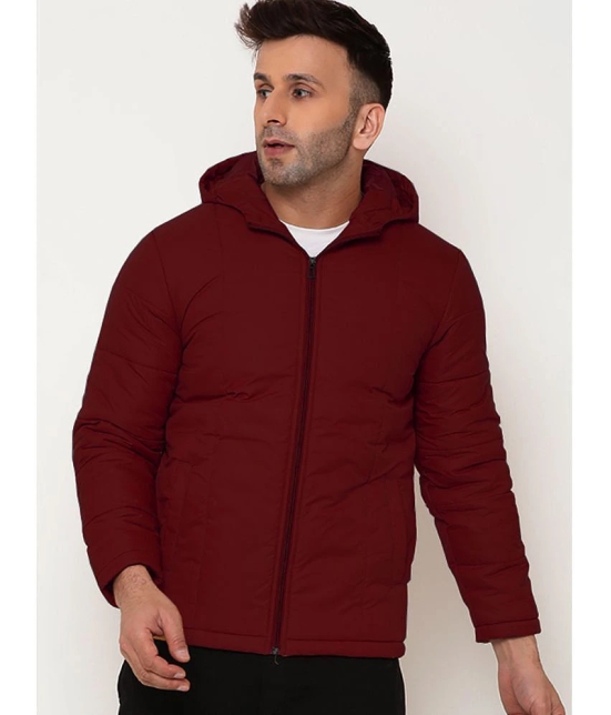 9TY3REE Polyester Mens Puffer Jacket - Wine ( Pack of 1 ) - None