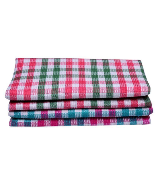 Akhil Set of 4 Cotton Bath Towel Multi - Multi