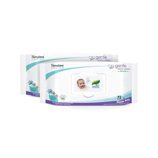 Himalaya Gentle Baby Wipes 2X72Pieces