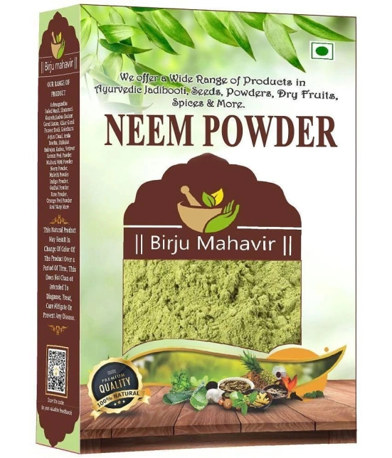 Brijbooti Natural Neem Powder (100 Gm) | Anti-Pimple and Anti-Bacterial | For Face, Hair and Skin