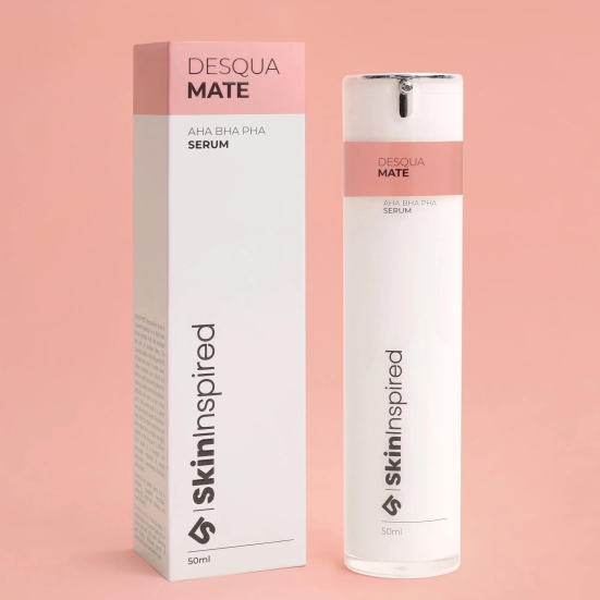 AHA BHA PHA Desqua Mate Face Serum |  Salicylic Acid + Lactic Acid | Exfoliating chemical peel | Lasts 6 months