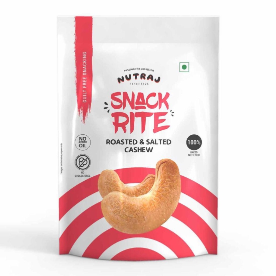 Nutraj Snackrite Roasted & Salted Cashews 150g