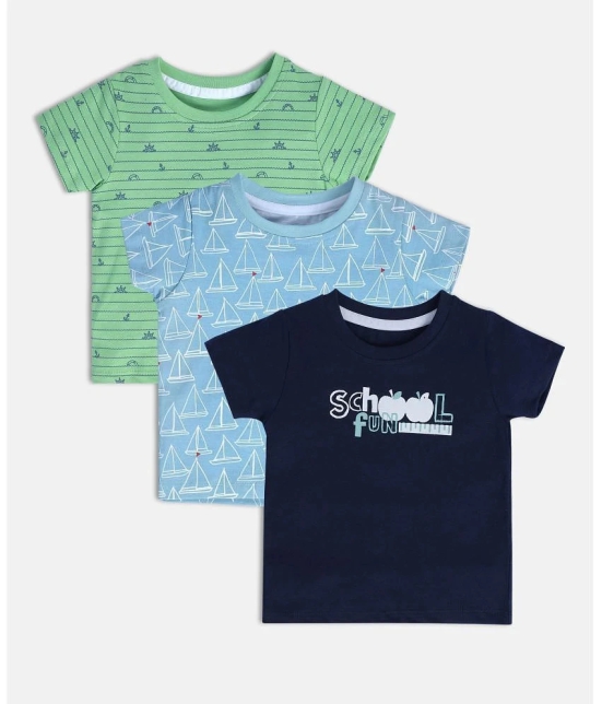 MINI KLUB - Multi Baby Boy T-Shirt ( Pack of 3 ) - None