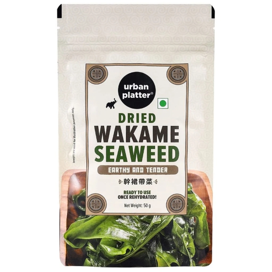 Urban Platter Wakame Seaweed [Low Fat, Source of Protein, High Fibre] (50g)