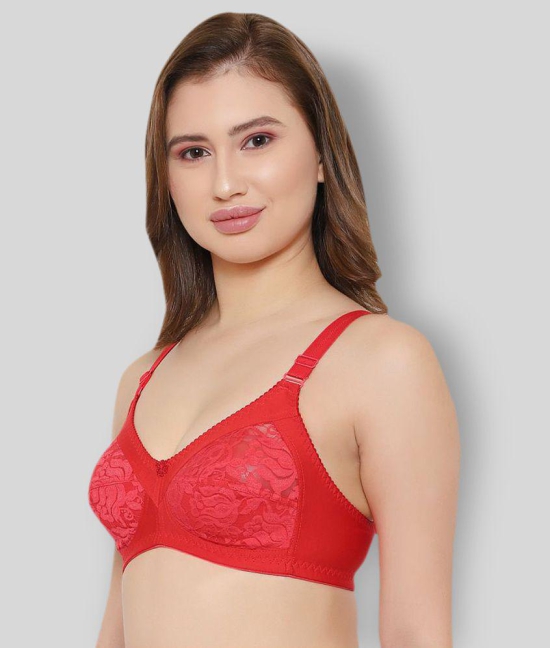 KYODO - Multicolor Cotton Blend Non - Padded Womens Everyday Bra ( Pack of 3 ) - 30B