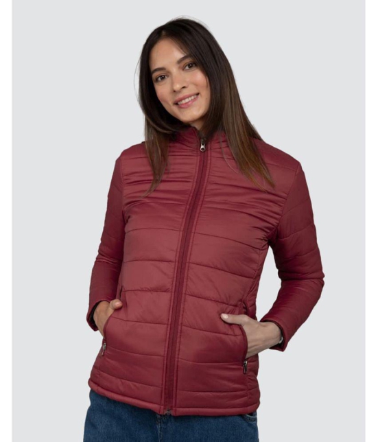 PPTHEFASHIONHUB - Polyester Maroon Jackets - None