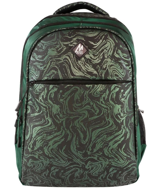 mikebags 30 Ltrs Green Polyester College Bag - Green