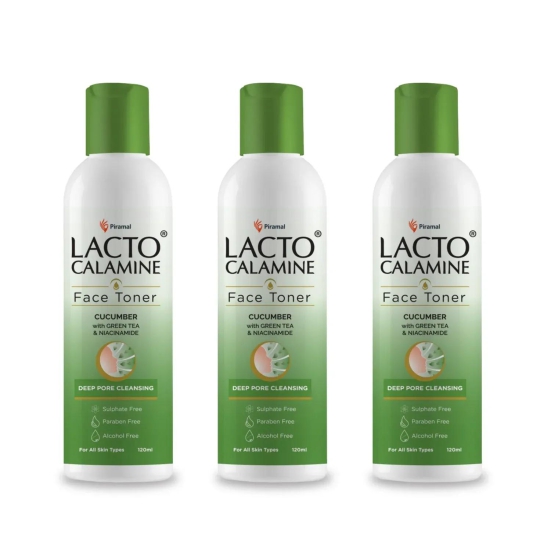 Lactocalamine Cucumber Toner Pack of 3 x 120ml