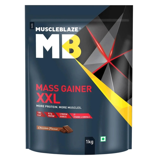 MuscleBlaze Mass Gainer XXL,  2.2 lb  Chocolate