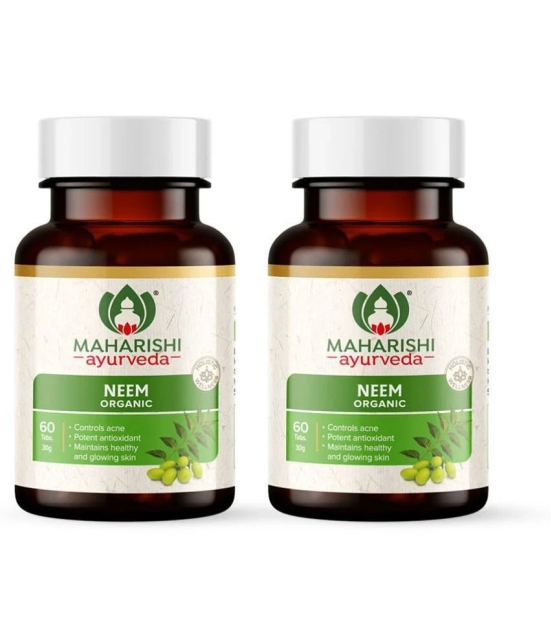 Maharishi Ayurveda Organic Neem Tablet 120 no.s Pack Of 2