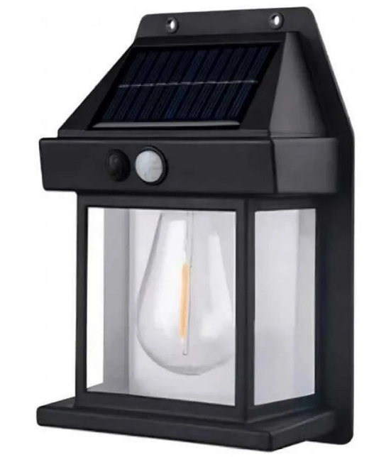 MAGNIQUE Solar Wall Lantern with 3 Modes & Motion Sensor, Waterproof Exterior Lighting with Clear Panel Premium Lamps (Pack of 1)\n - Assorted