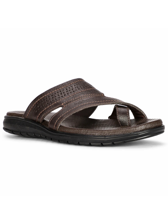 Hush Puppies Brown Thong For Men BROWN size 8