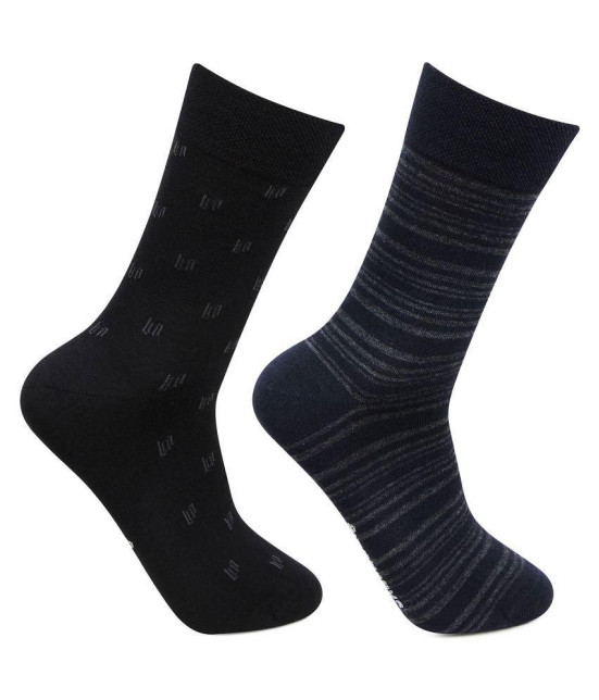 Bonjour Woolen Casual Full Length Winter Socks Pack of 2 - Multi