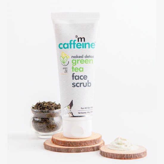 mCaffeine Green Tea Exfoliating Face Scrub (100 g)