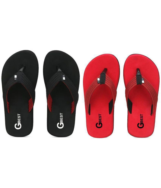 GBest - Multicolor Mens Thong Flip Flop - None