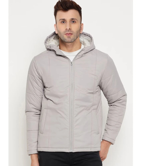 9TY3REE Polyester Mens Puffer Jacket - Grey ( Pack of 1 ) - None