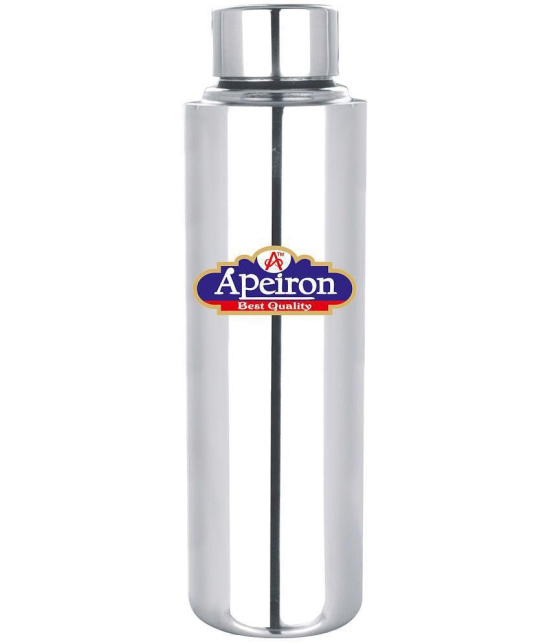 APEIRON - Silver Fridge Water Bottle ( Pack of 1 ) - Silver