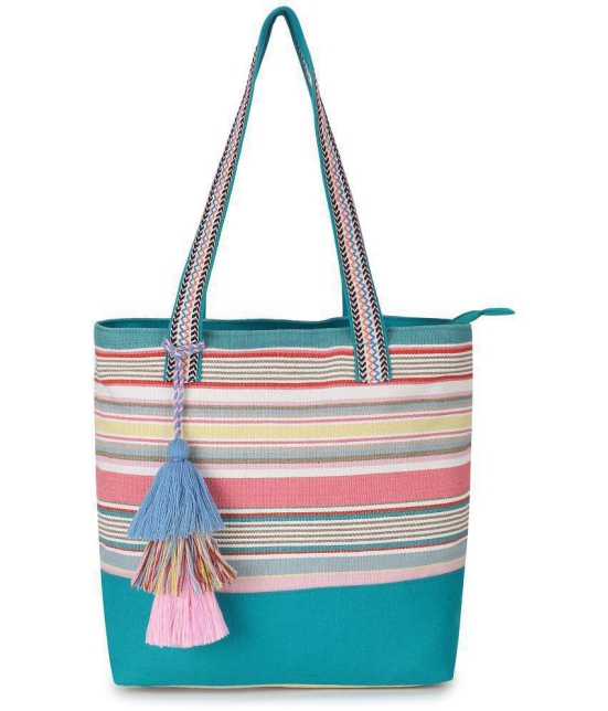 Anekaant - Light Blue Cotton Tote Bag - Light Blue