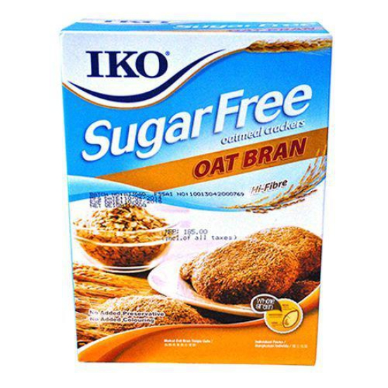 IKO Sugar Free Oatmeal Crackers  Oat Bran 200 G Pouch