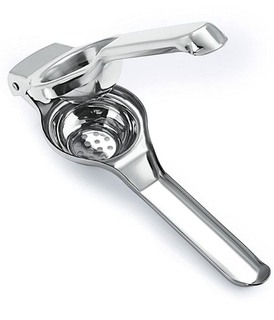 VARKAUS - Stainless Steel Silver Squeezer ( Pack of 1 ) - Silver