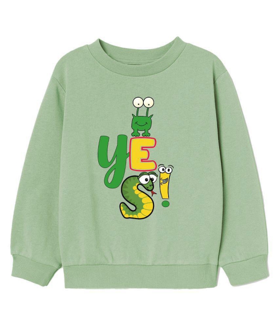 Naughty Ninos Girls Green Printed Sweatshirts - None