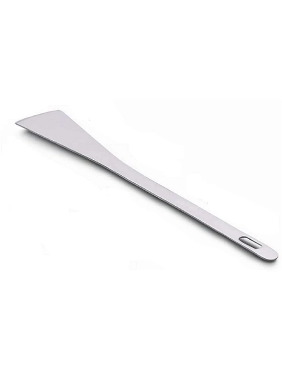 Dynore Silver Steel Flipper Spatula ( Pack of 1 ) - Silver