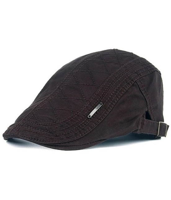 Zacharias Brown Cotton Mens Cap ( Pack of 1 ) - Brown