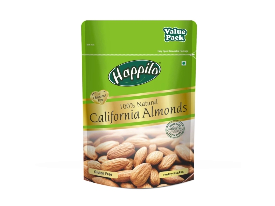 Happilo 100% Natural Popular Californian Almonds 200g