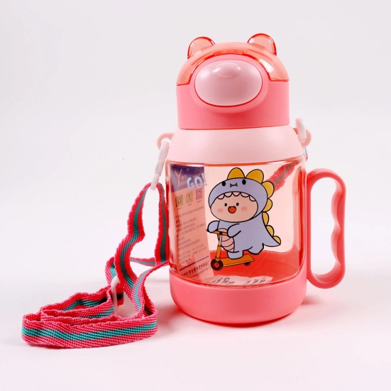 Jungle Jamboree Baby Sipper (525 ml)-Pink