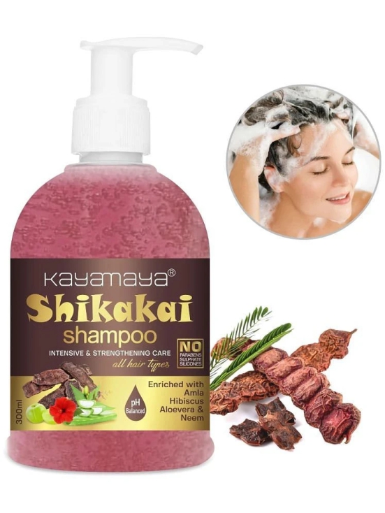 Amla Shikakai Shampoo - Strengthens Roots, Repairs Damage & Fights Hairfall