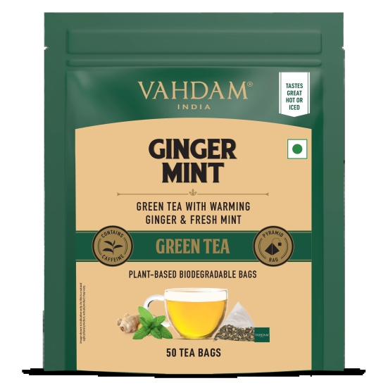 Ginger Mint Green Tea 50 Count-Ginger Mint Green Tea, 50 Count