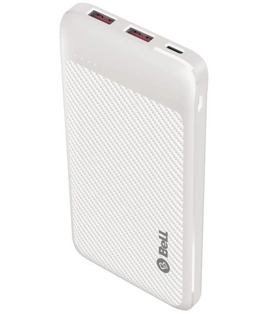 Bell 10000 -mAh 5V/1A Li-Polymer Power Bank - White