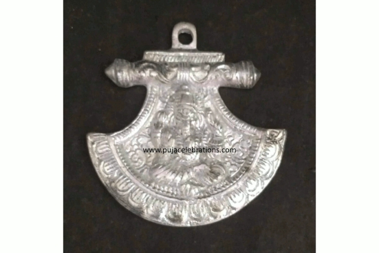 Axe Ganesha Hanging-Silver