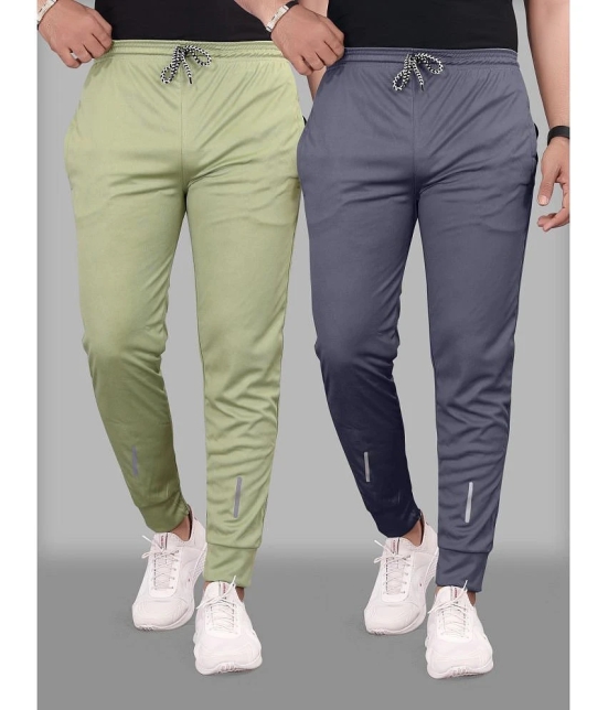 Gazal Fashions - Multicolor Polyester Mens Joggers ( Pack of 2 ) - None