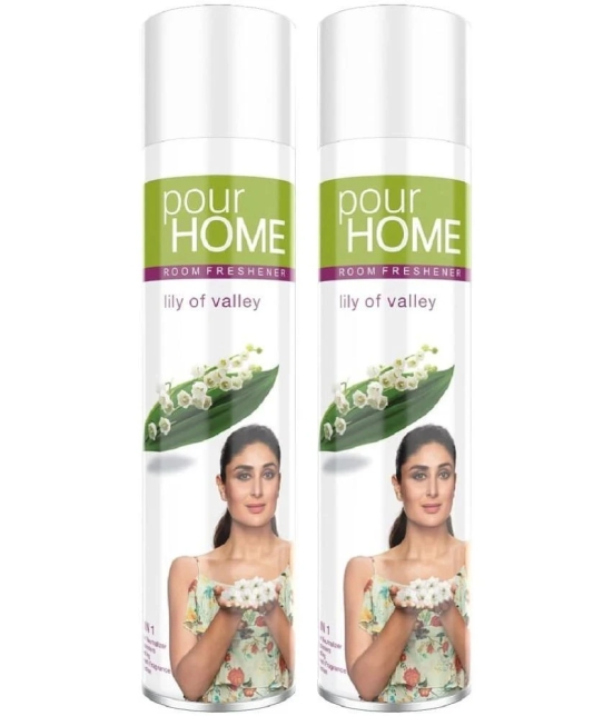 POUR HOME Lily Of Valley Room Freshener Spray 220ML Each(Pack of 2)