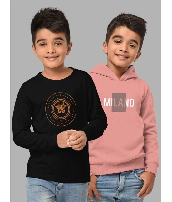 HELLCAT Pack of 2 Boys Cotton Blend Sweatshirt ( Multi Color ) - None