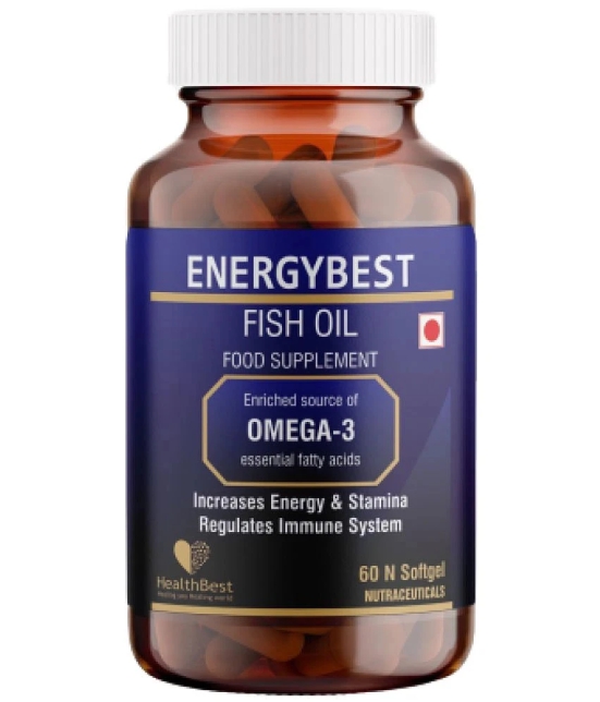 HealthBest - Capsule Omega Fatty Acid/Fish Oil ( Pack of 1 )