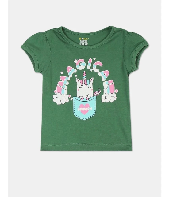 Donuts - Green Baby Girl T-Shirt ( Pack of 1 ) - None