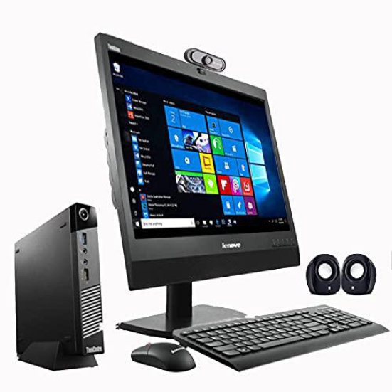 Lenovo ThinkCenter 19 AIO Desktop Set Intel i5, 4th Gen, 8GB,256GB SSD (Refurbished)