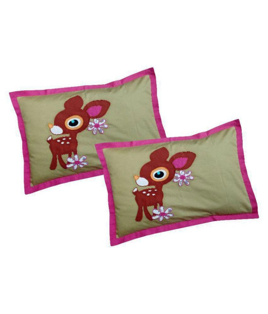 Hugs'n'Rugs - Regular Multi Cotton Pillow Covers 60*40 ( Pack of 2 ) - Multi