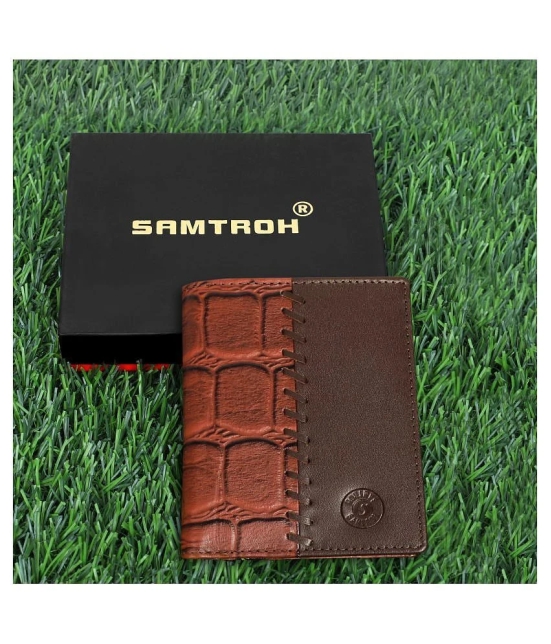 samtroh Leather Brown Casual Regular Wallet