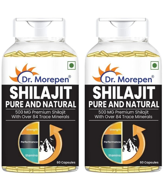 Dr. Morepen Shilajit Capsules - Strength & Stamina Booster