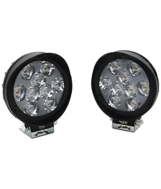 AutoPowerz Front Left & Right Fog Light For All Car and Bike Models ( Set of 2 )