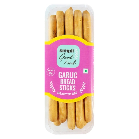 Simpli Good Food Garlic Bread Stick, 75 Gm