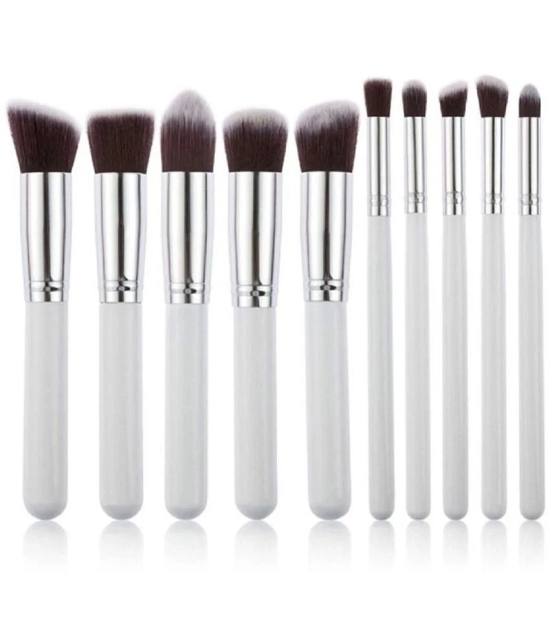 SkinPlus Synthetic Foundation Brush,Concealer Brush 10 Pcs 100 g