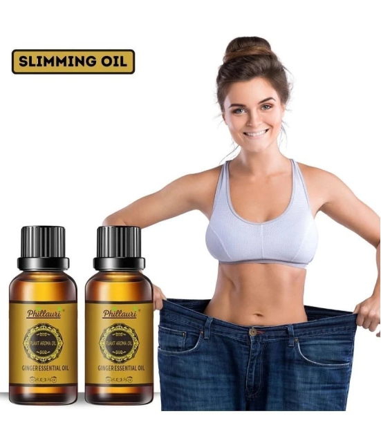 Phillauri Fat Loss Oil Weight Loss Oil Shaping & Firming Oil 60 mL Pack of 2