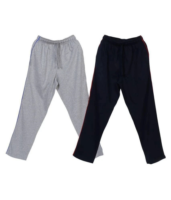 Neo Garments Boys Cotton Combo Trackpant. GREY & NAVY BLUE. (Sizes from 1yrs To 14yrs). - None