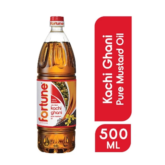 Fortune Refined Sunflower Oil (Bottle) 500 ml