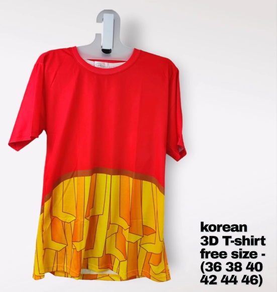 Katty 18 KOREAN FABRIC 3D-TSHIRTS FOR WOMEN